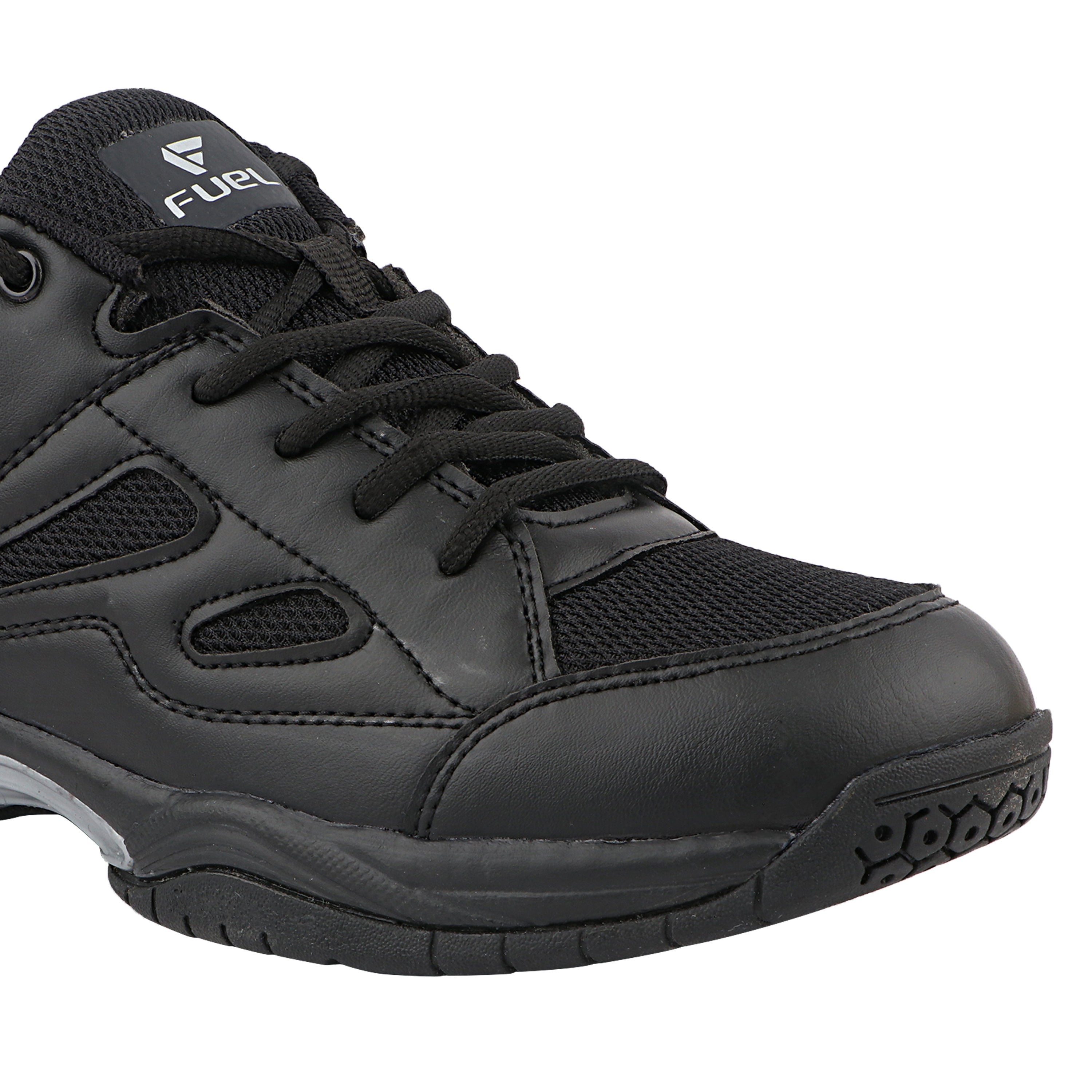 FUEL Snow Lightweight & Durable Lace-Up Sports Shoes for Men's (Black)