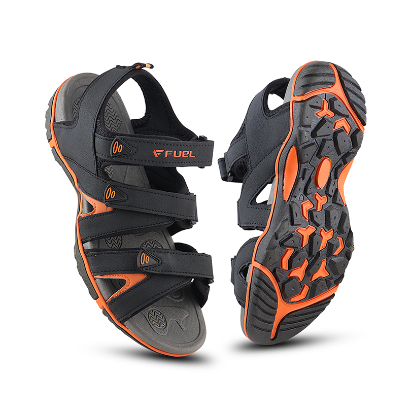 Fuel Charlie Sandal For Man (ORANGE/BLACK)