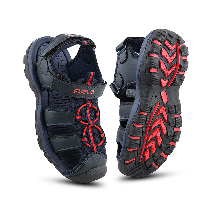 Fuel Luke Sandal For Boy's (Navy/Red)