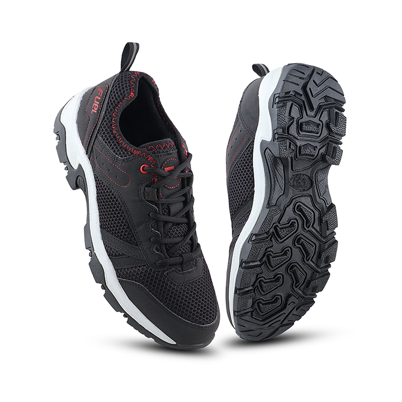 FUEL Outdoor-03 Sport Shoes for Men's (BLACK/RED )