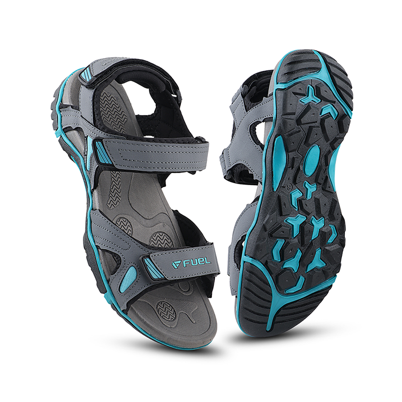 Fuel Jordan Sandals For Men's (D.Grey/Aqua)