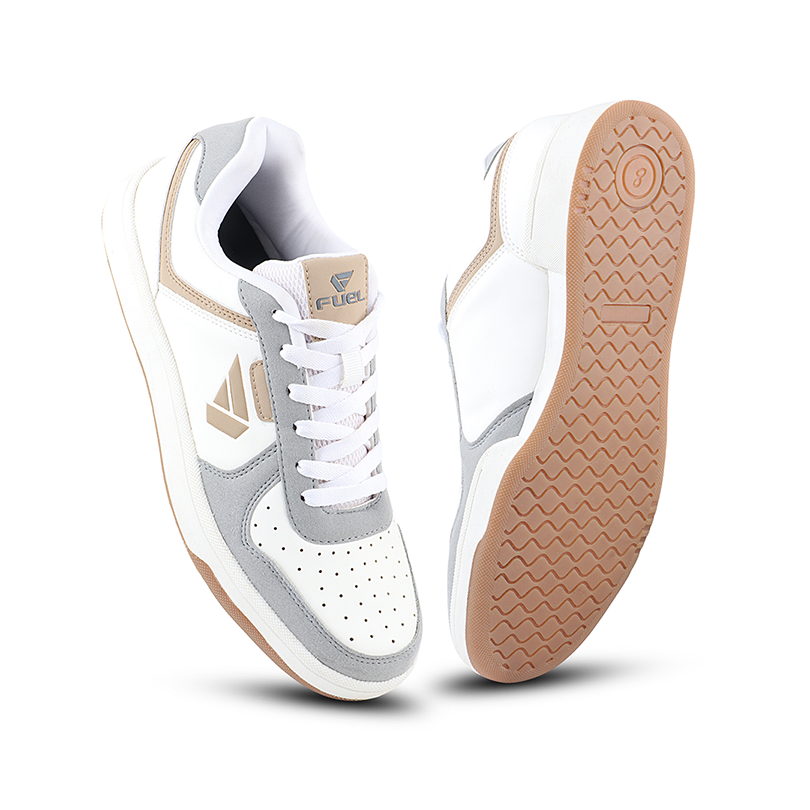 FUEL FS-03 Casual Shoes for Men (Grey White)
