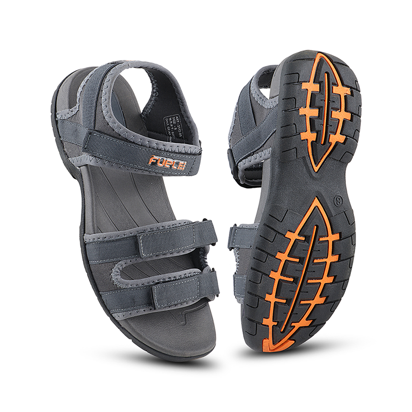 Fuel 2112-05 Sandals For Men's (Grey-Orange)