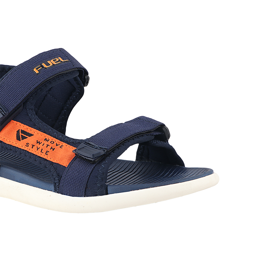 Fuel Power-02 Sandals For Men's (Navy-Orange)