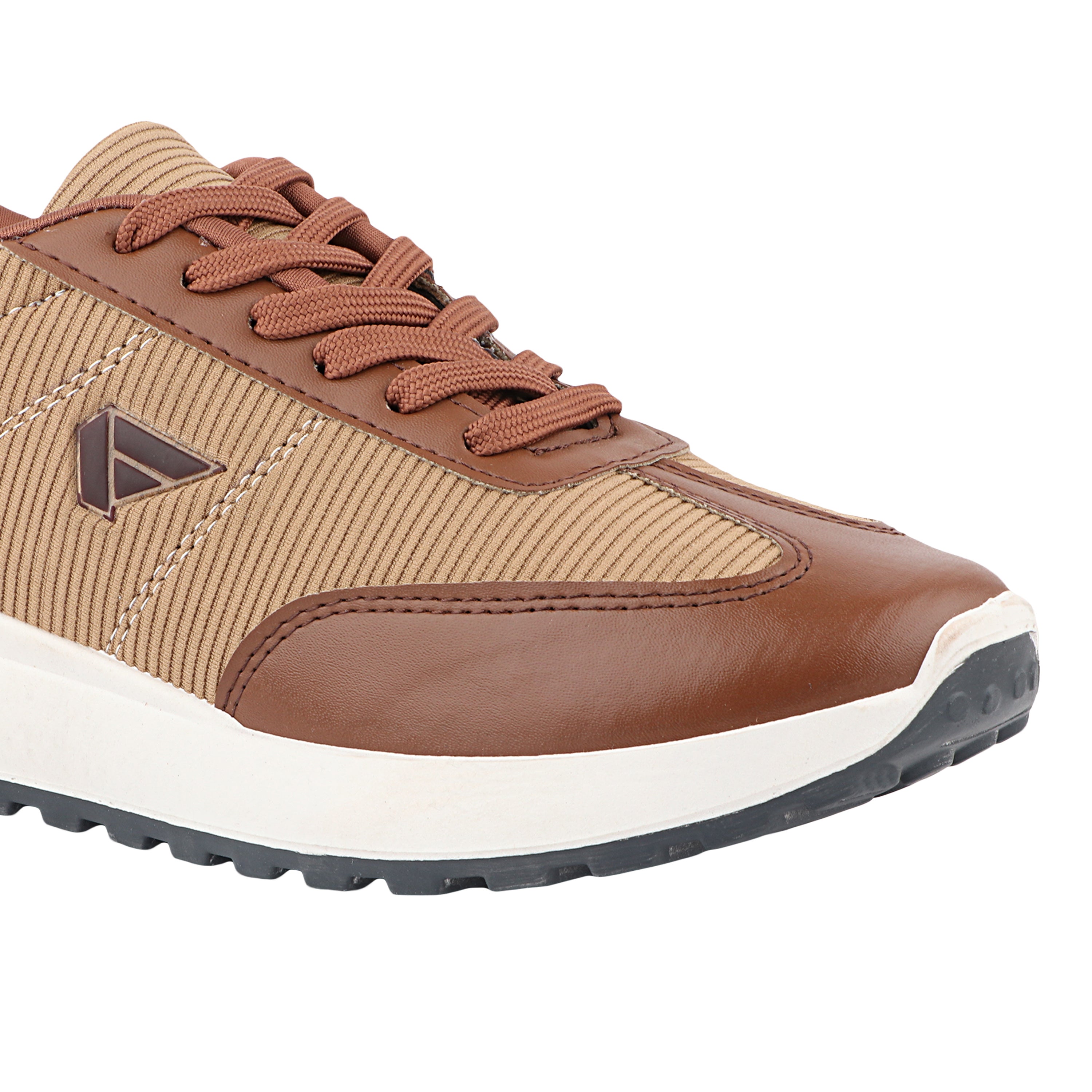 FUEL Neostep-04 Lightweight & Durable with Stylish Corduroy Cushioned Comfort Durable PVC Sole for Men's (Brown)