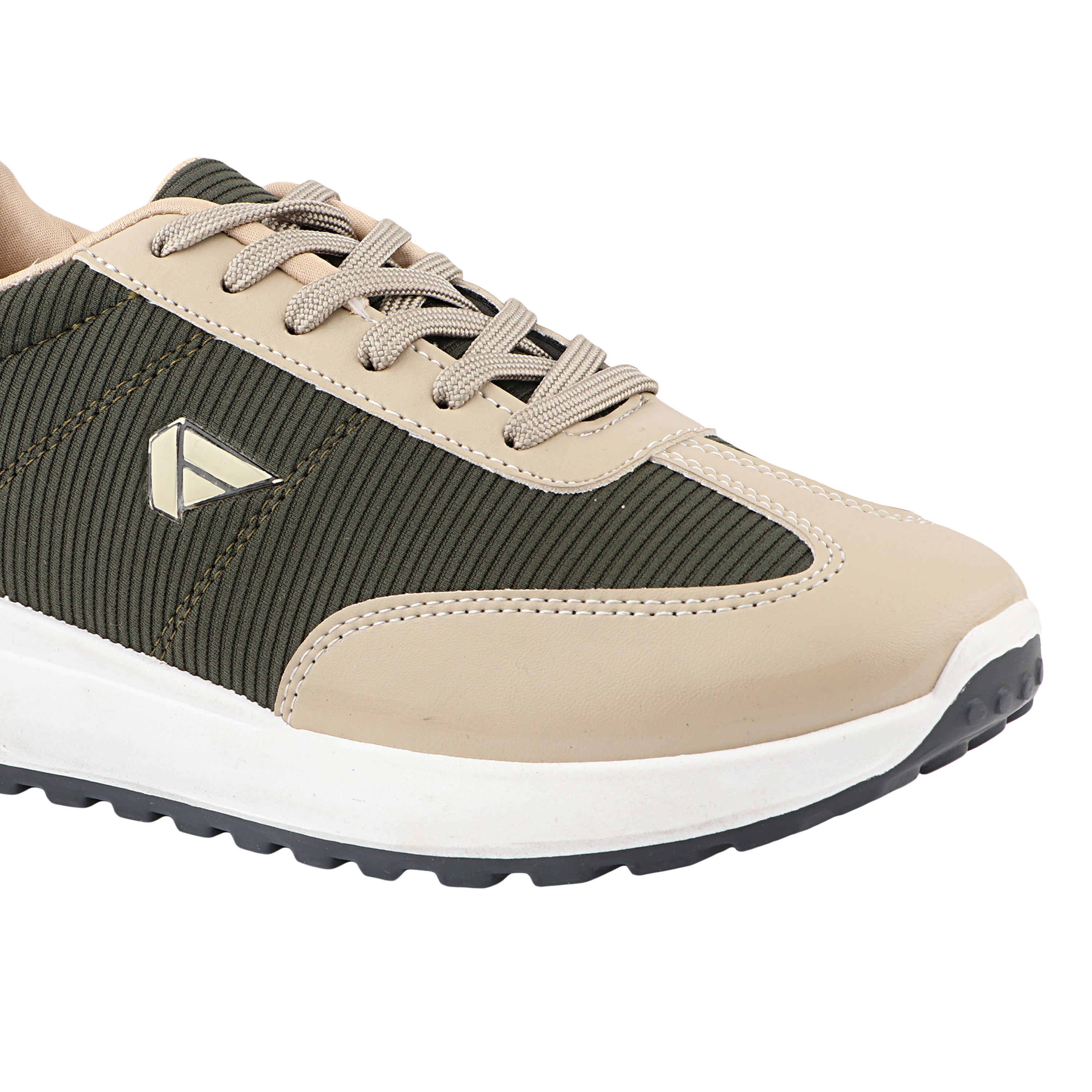 FUEL Neostep-04 Lightweight & Durable with Stylish Corduroy Cushioned Comfort Durable PVC Sole for Men's (Olive)