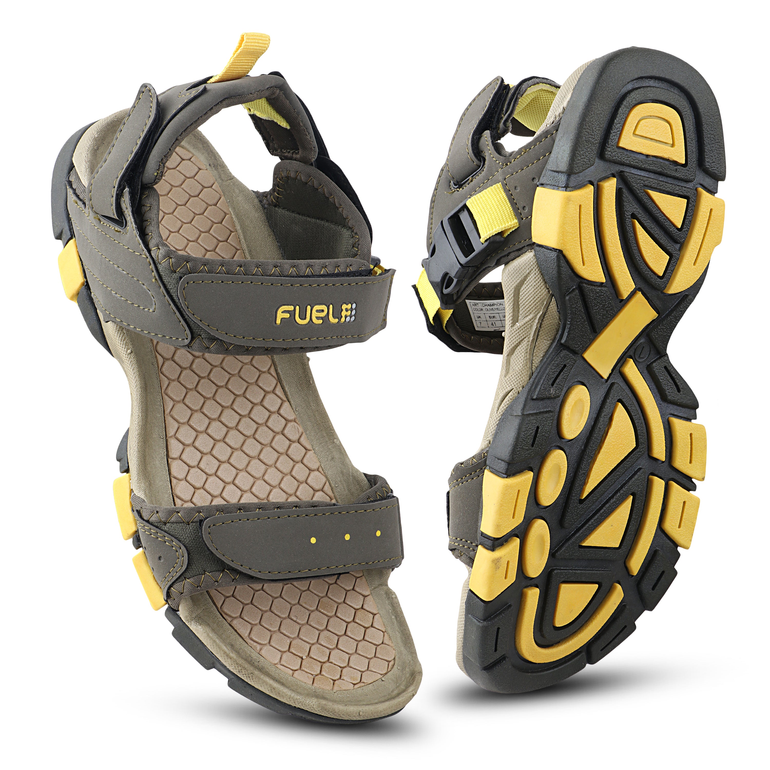 Fuel Champion Sandal For Men's (YELLOW)