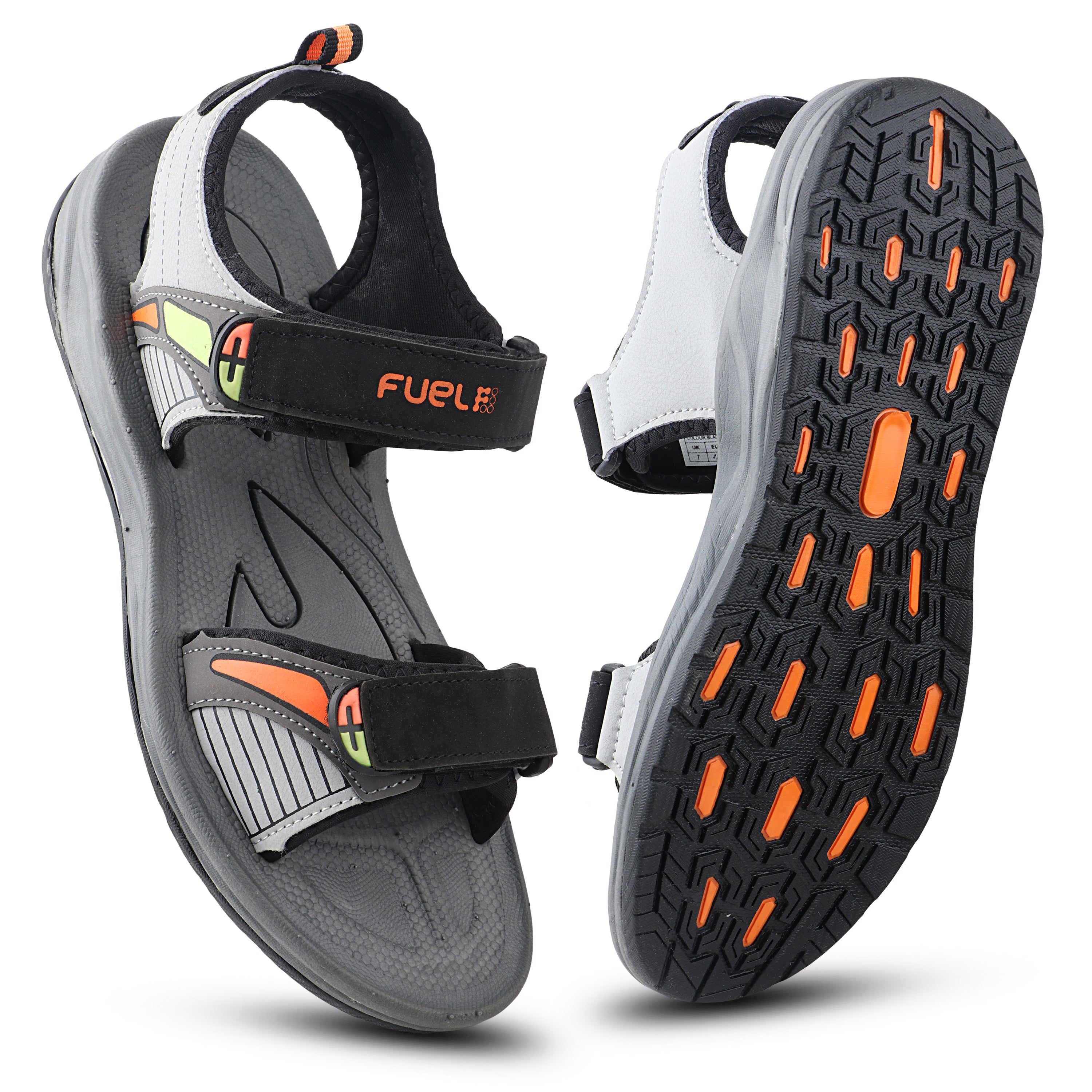 Fuel LEO Sandal For Men (Black Orange)