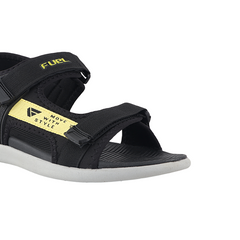 Fuel Power-02 Sandals For Men's (Black-Yellow)
