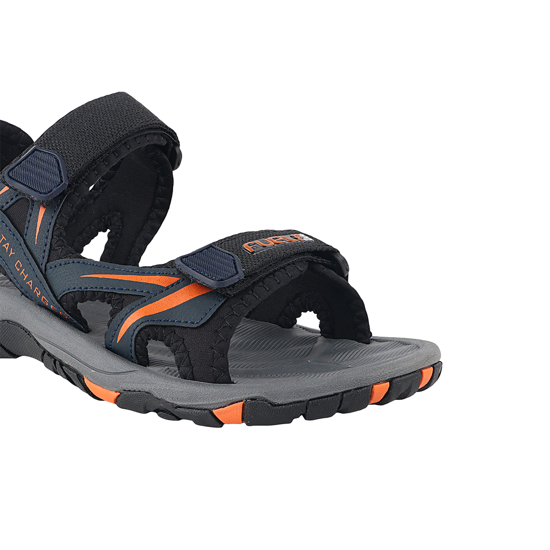 Fuel Prime Sandals For Men's (Navy-Orange)