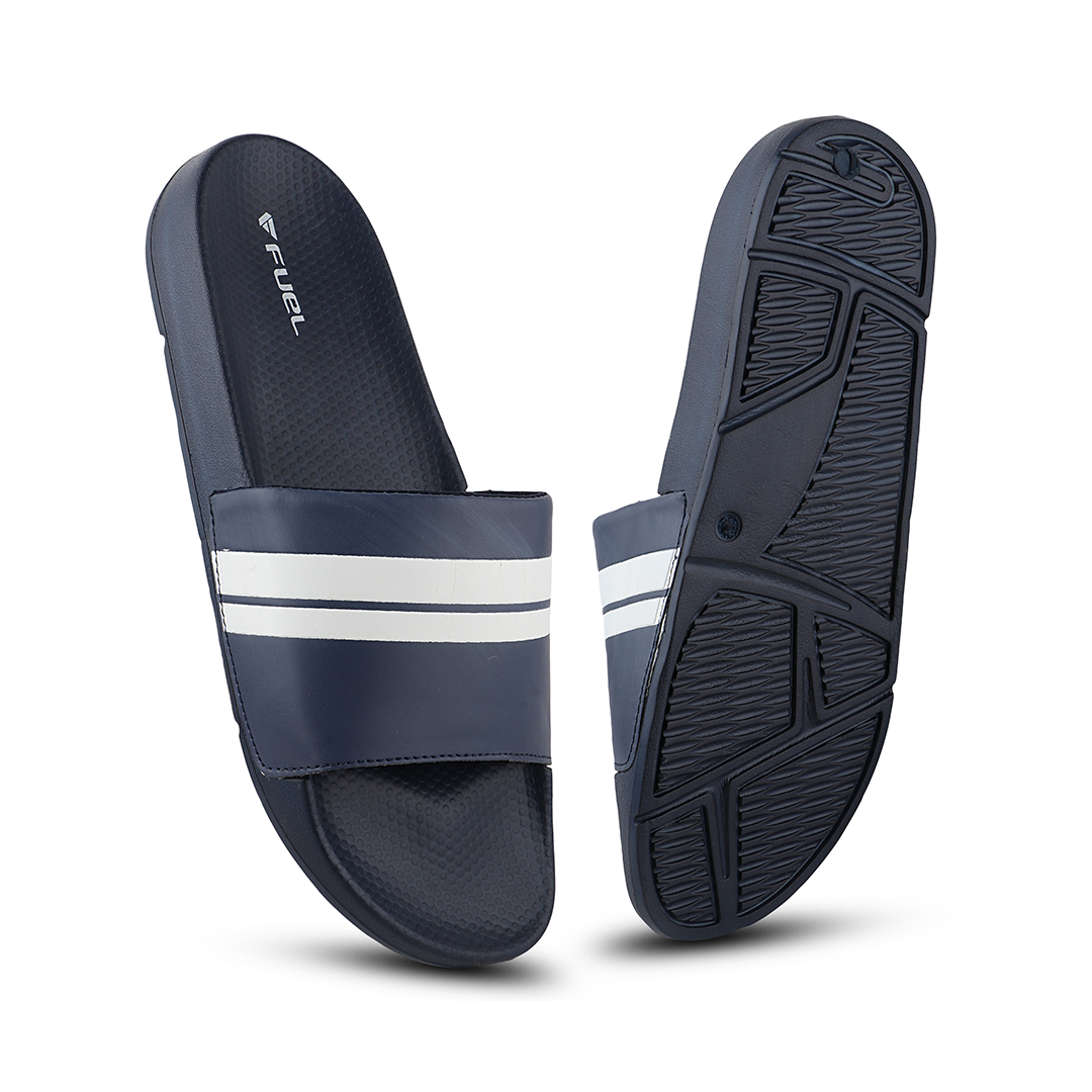 FUEL SLIDESTEP Sliders For Men For Men And Boys (NAVY)