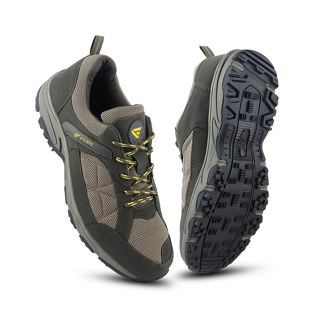 FUEL Outdoor-04 Sport Shoes for Men's (OLIVE/YELLOW)