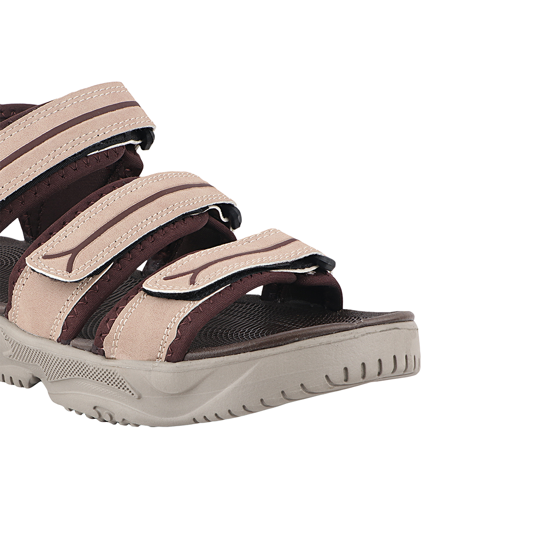 FUEL Keta-01 Comfortable & Lightweight with Soft Cushioning Sports Sandals for Men's (Brown)