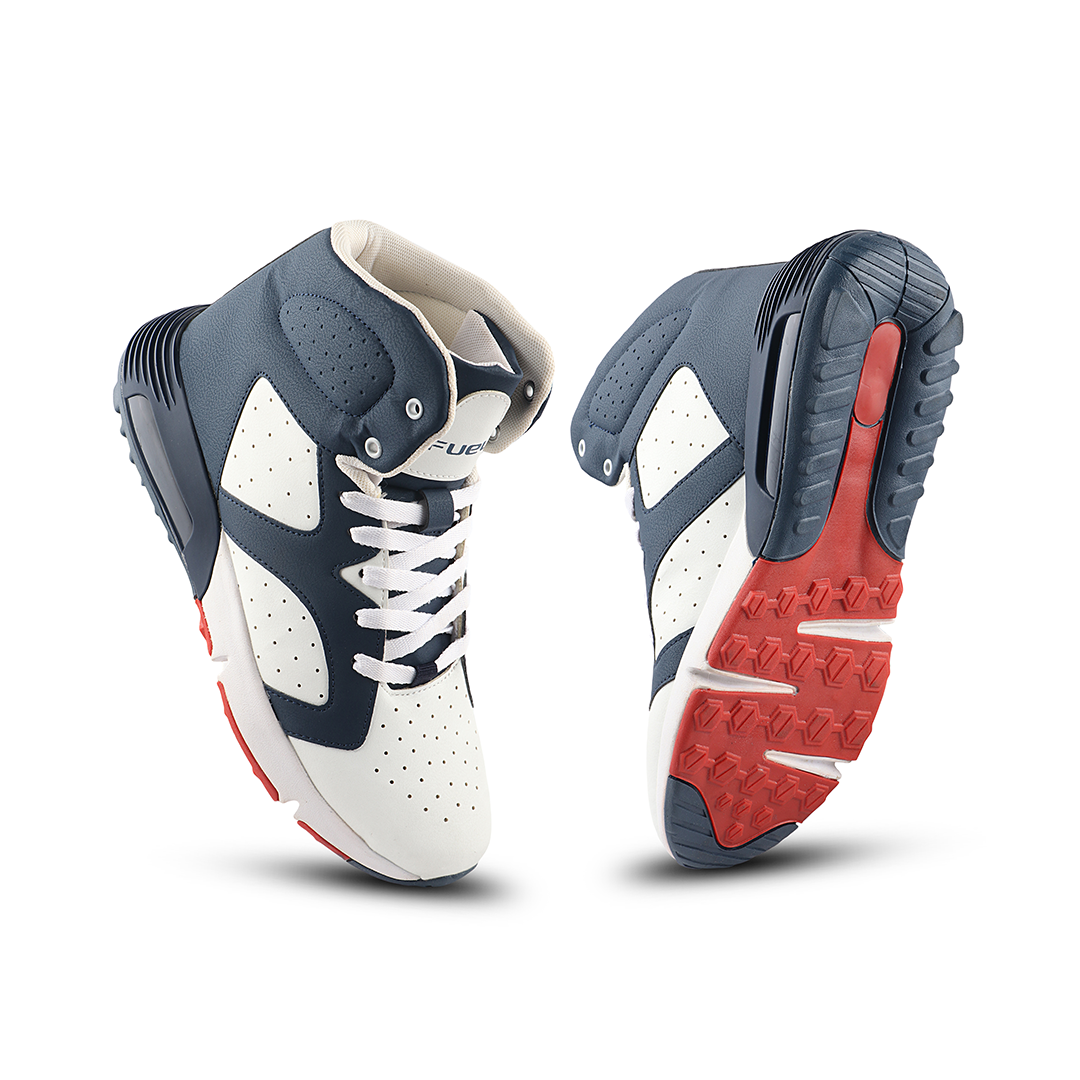 FUEL Basketball Shoes For Man's (Navy Blue)