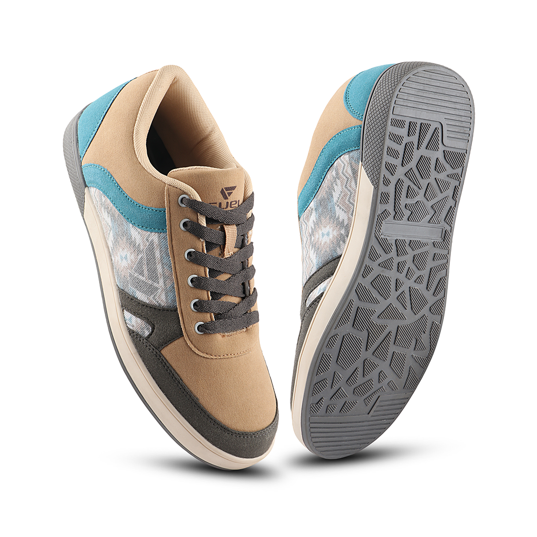 FUEL FS-02 Casual Shoes for Men (Gry Beige)