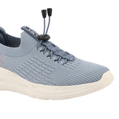 FUEL Lacy Breathable & Cushioned Footbed Running & Walking Lace-Up Sports Shoes For Women's (Blue)