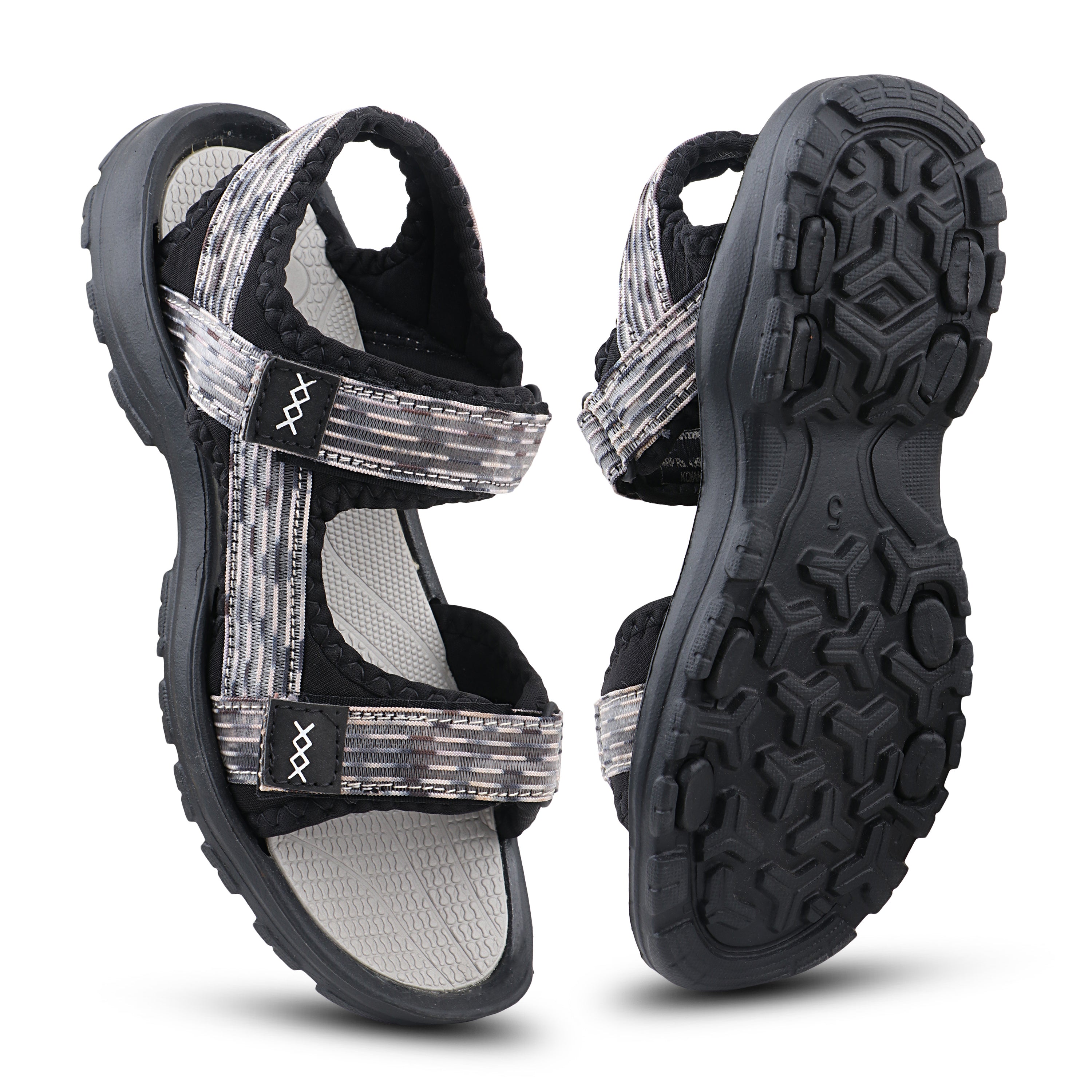 FUEL Comfortable and Stylish Dainya Sandals for Women (Black)