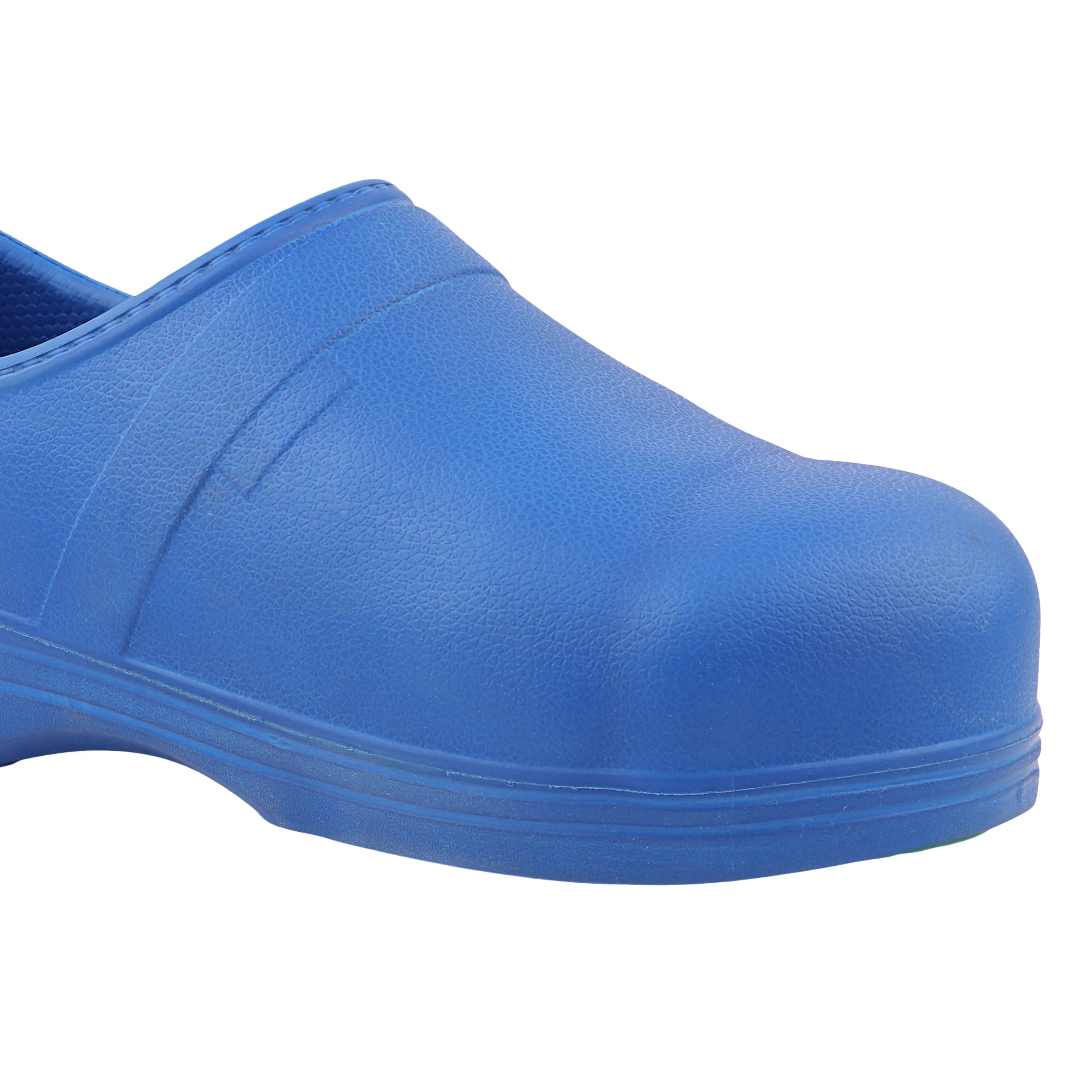 FUEL Oryon Safety Shoes for Men – Lightweight EVA Safety Footwear with Protective Toe, Comfortable Cushioned Footbed & Durable Sole for Industrial, Construction & Work Use, (Blue)