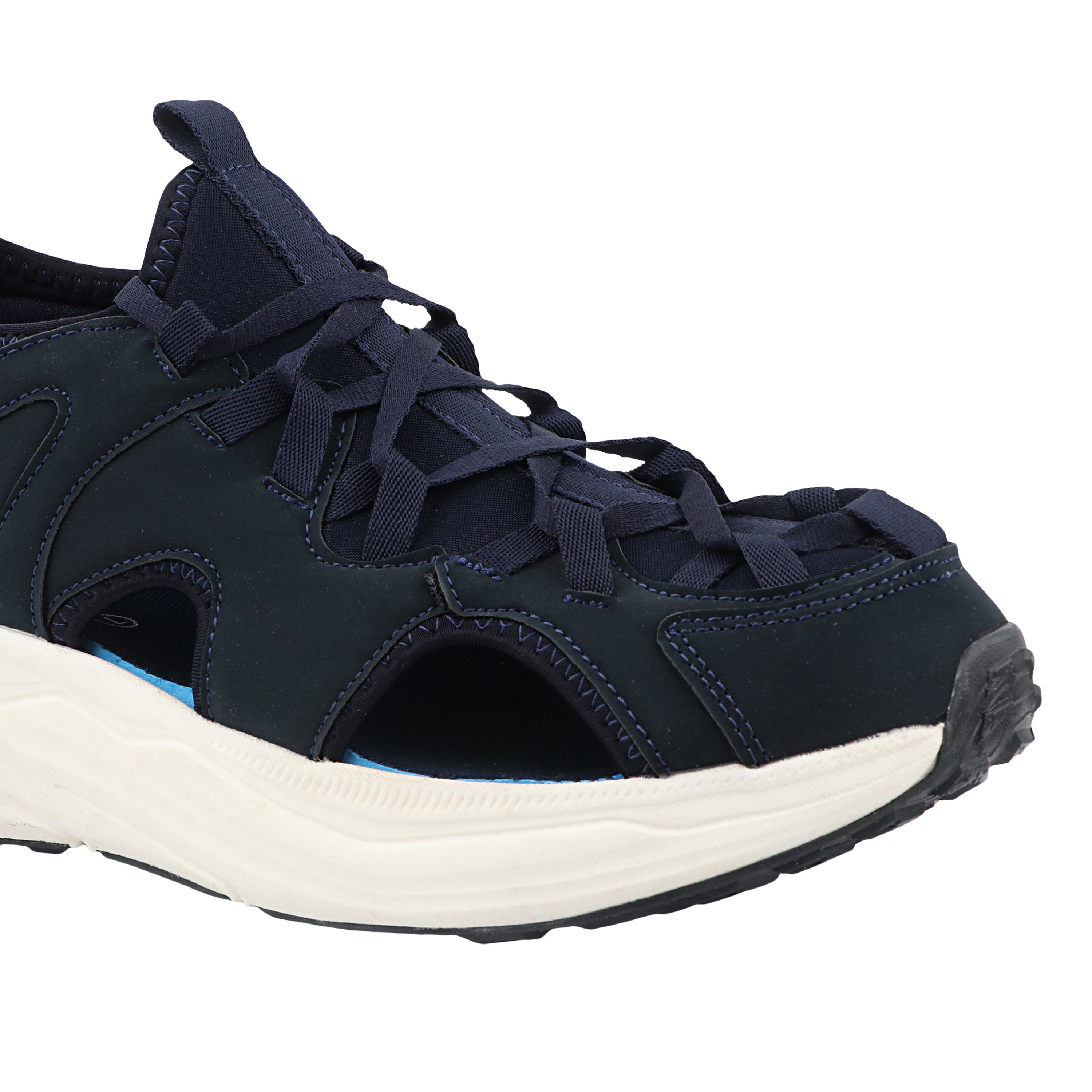 FUEL Crosspro Lightweight & Comfort Secure Fit Sports & Travel Fisherman Sandal for Men (Navy)