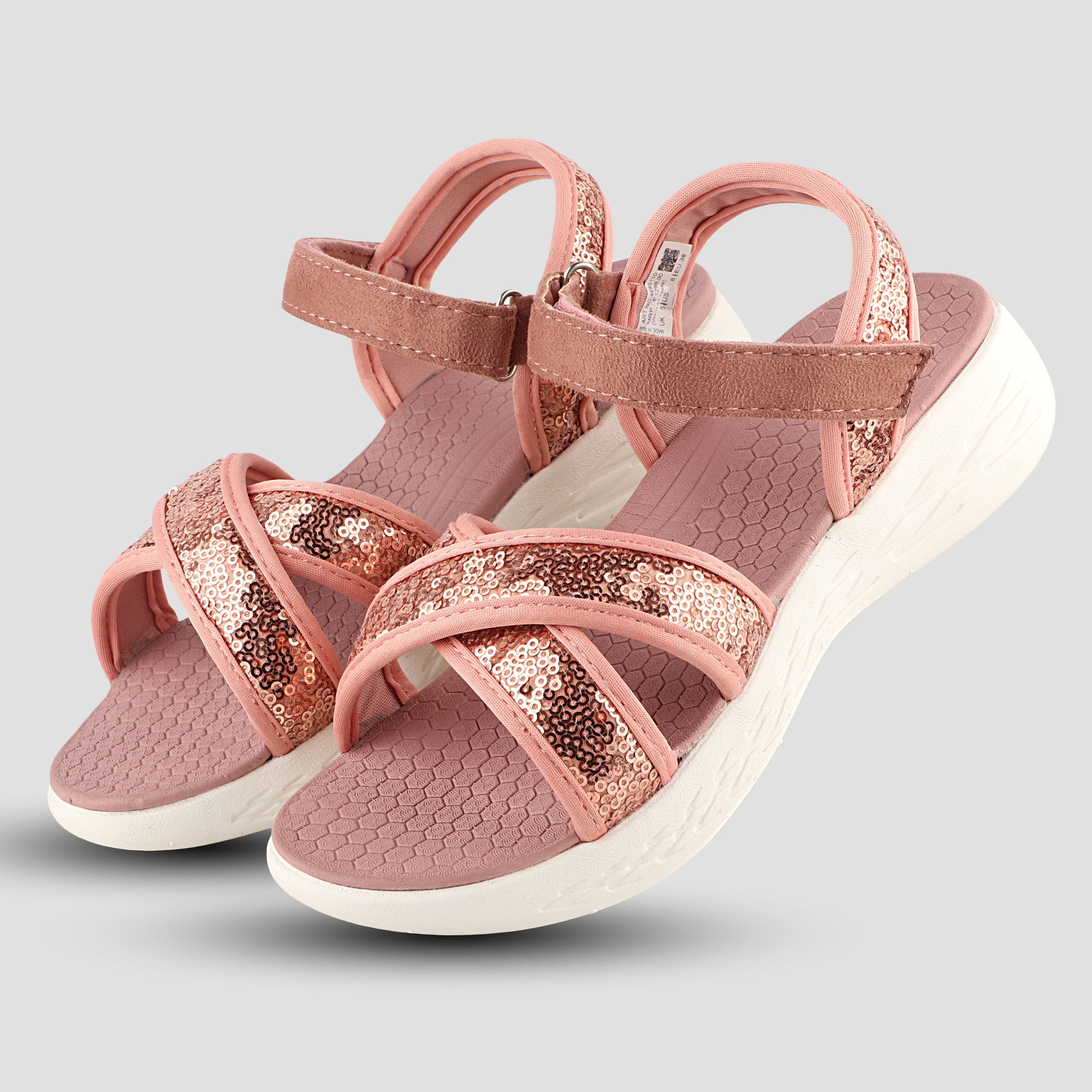 FUEL fashion Sandal for Women (Pink)