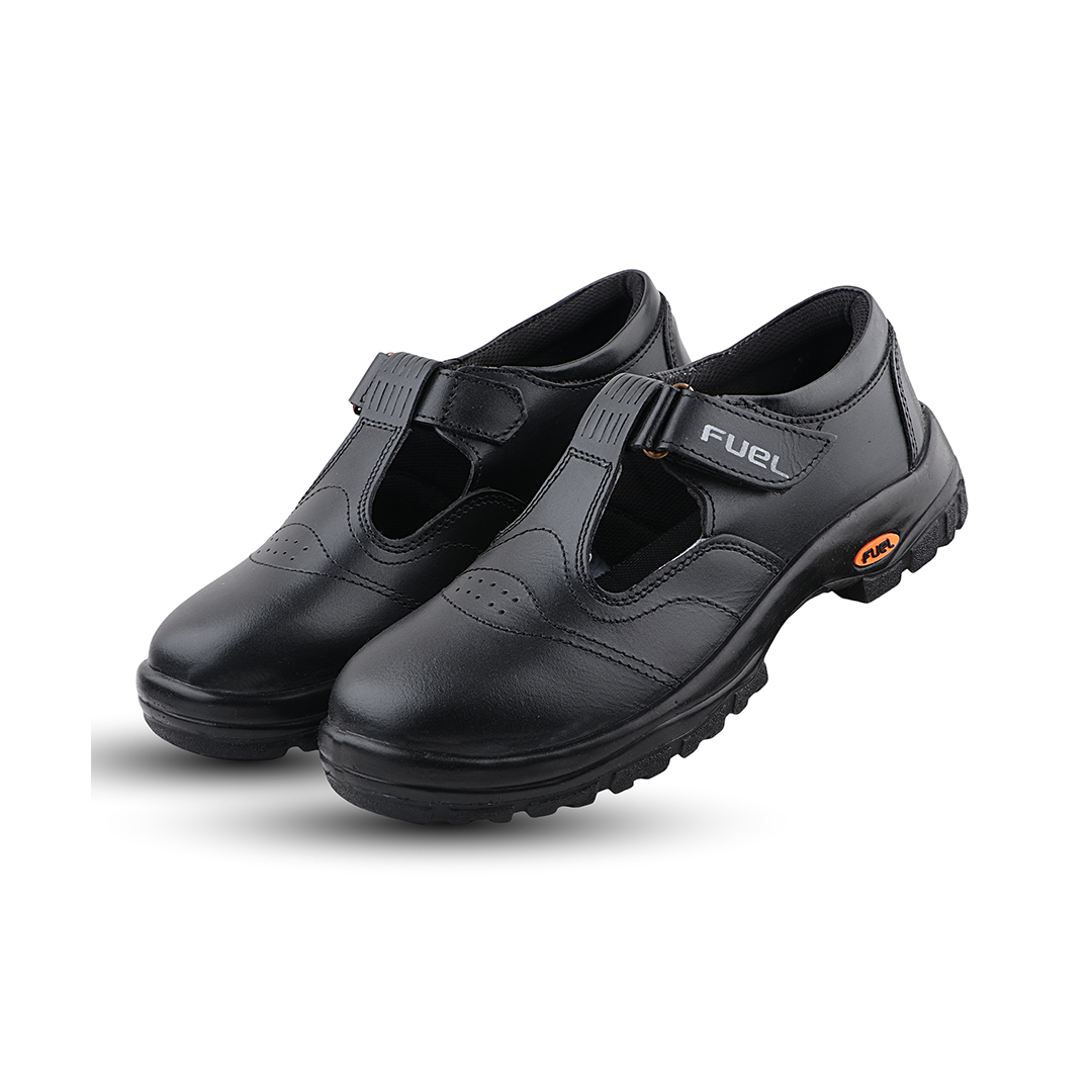 FUEL Sofee-Sports Safety Shoes for Women Industrial PU Single Density Sole, 200J Steel Toe, Energy Absorption (Sizes -6UK - 11UK/India)