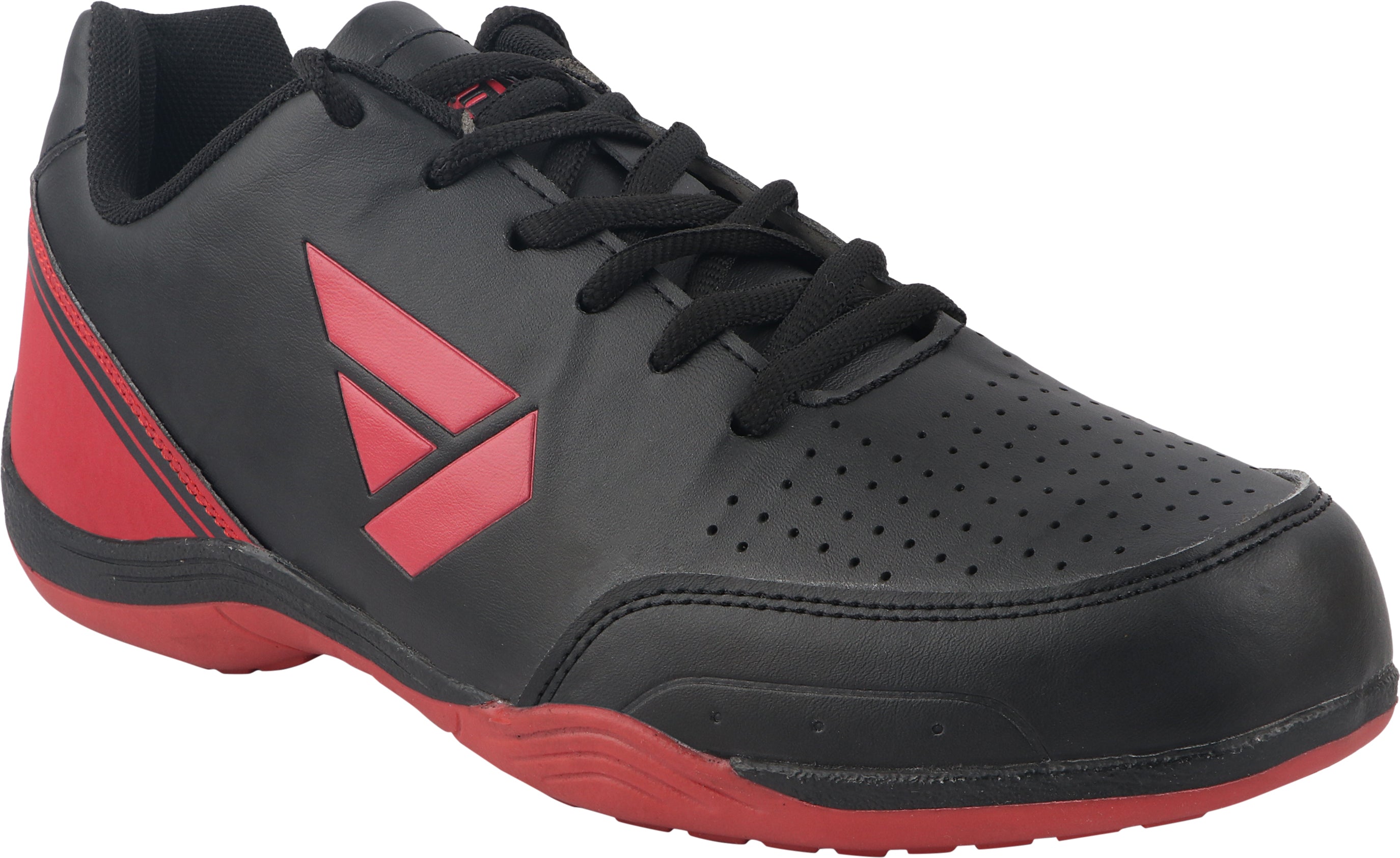 Fuel Ultima Sports Shoes For Men (Black-Red)
