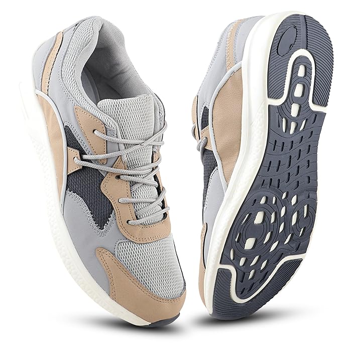 FUEL Styler Sports Shoes for Men (Beige)