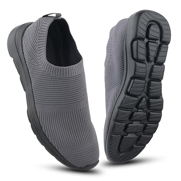 FUEL Boost Walking Shoes for Men (D.GREY)