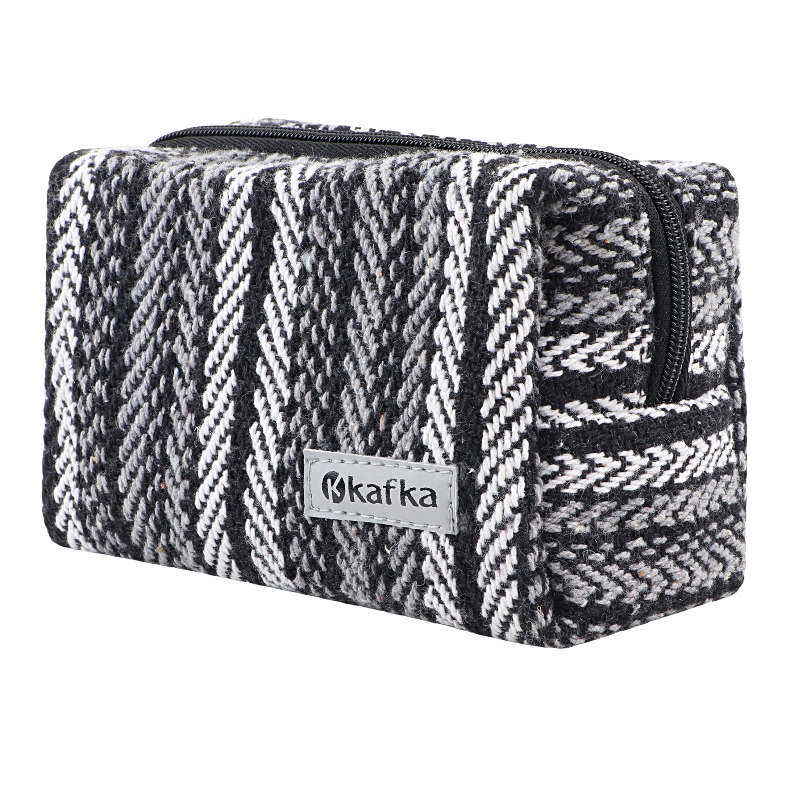 FUELXKAFKA  Multi-Purpose Stylish Fabric Zipper Travel & Storage Pouch for Men & Women