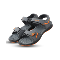 Fuel Mark Sandals For Men's (Grey-Orange)