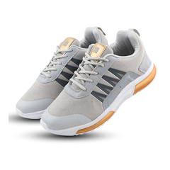 FUEL Polo Sport Shoe For Men's (Grey & Gold)