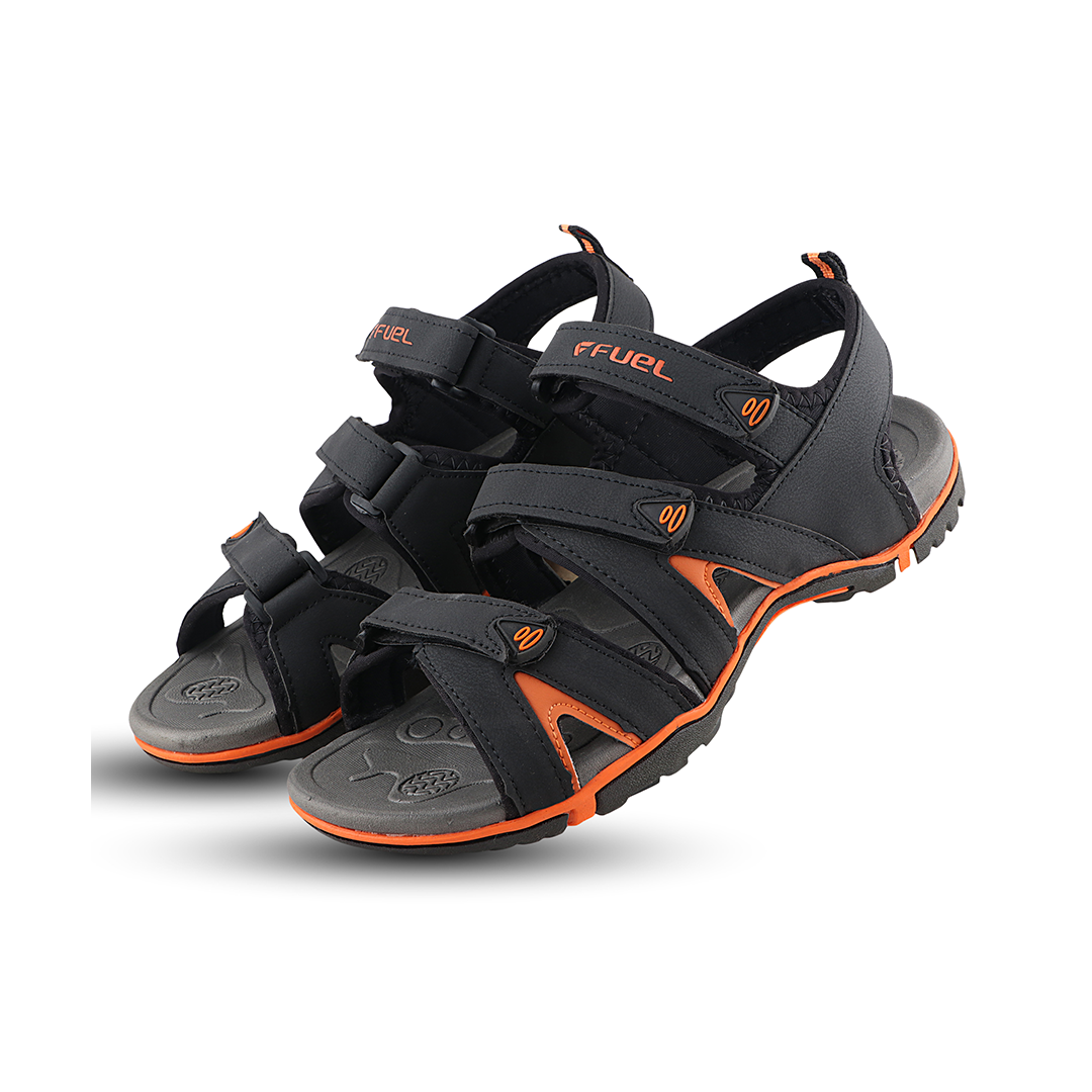 Fuel Charlie Sandal For Man (ORANGE/BLACK)