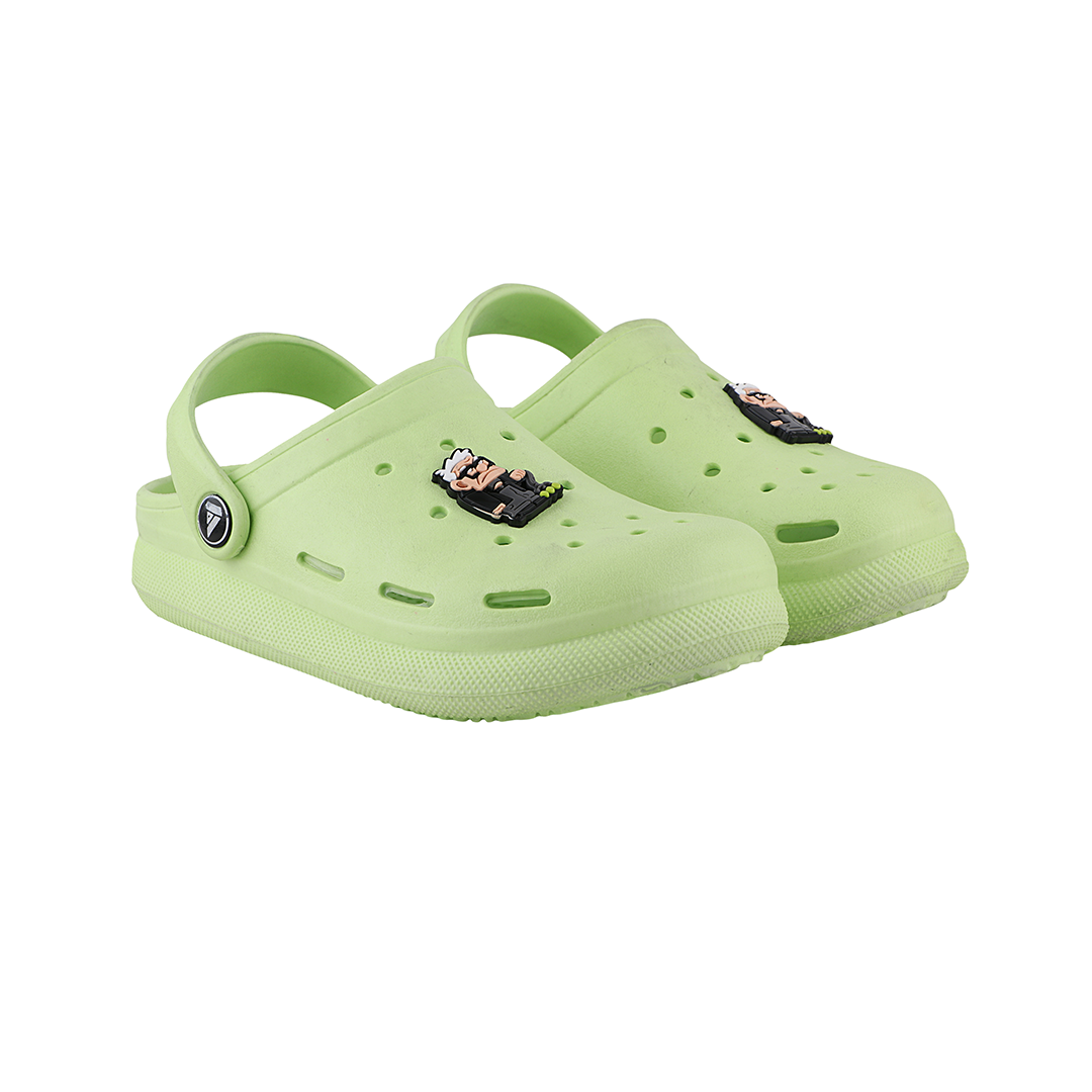 FUEL Hooper Clogs Slipper for 4-10 Years Boys/Girls (GREEN)