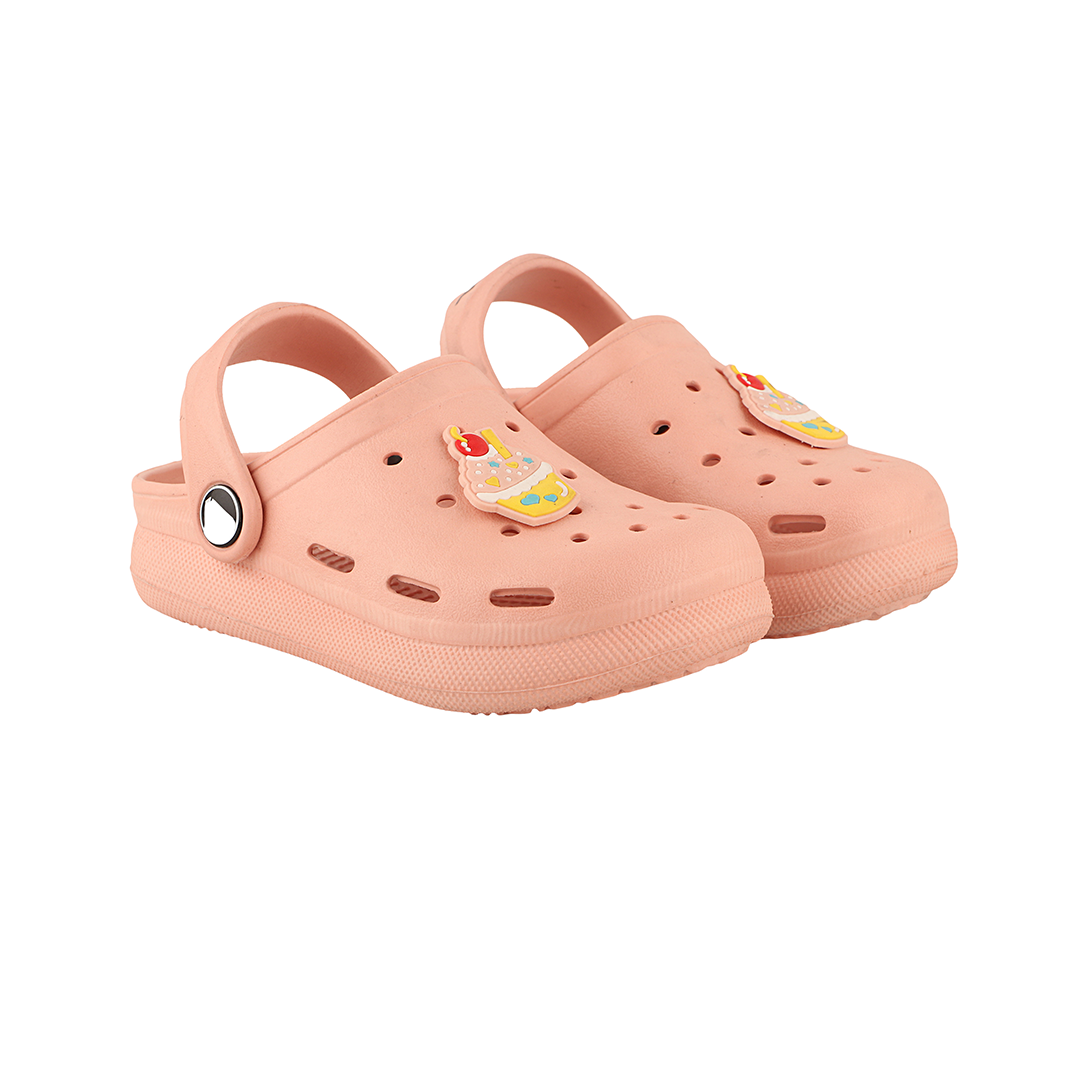 FUEL Hooper Clogs Slipper for 4-10 Years Boys/Girls (PEACH)