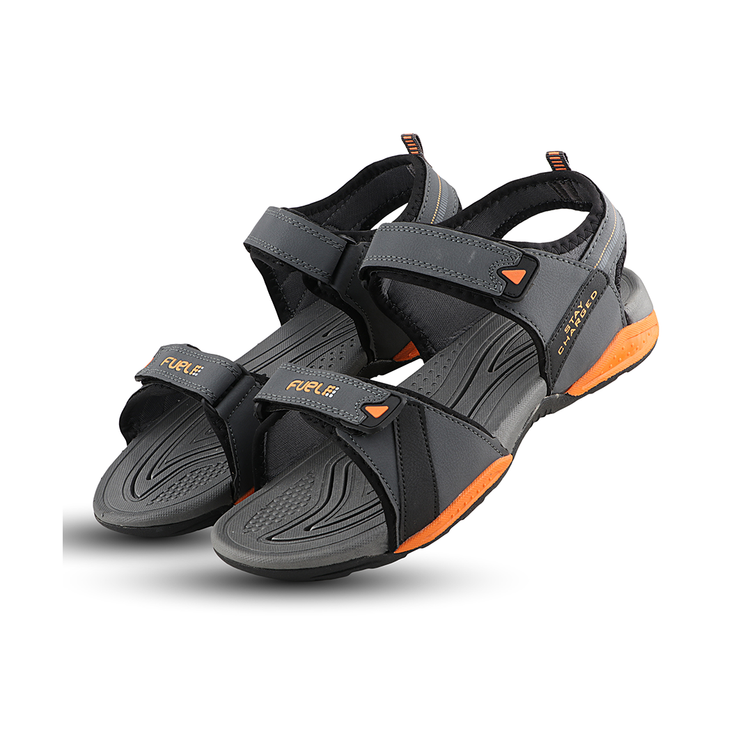 FUEL CAMRON SANDAL FOR MEN'S (GREY/ORANGE)