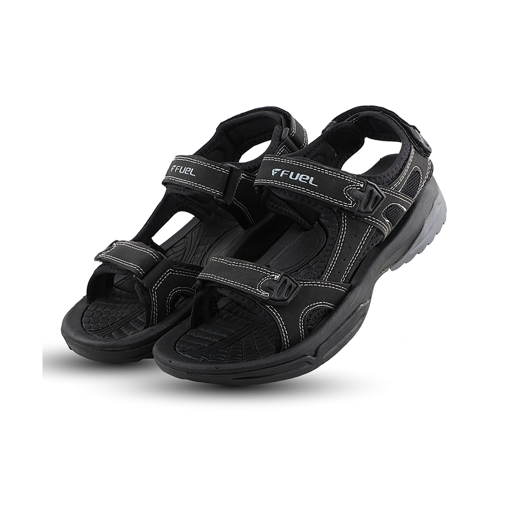 FUEL Yuva Sports Sandal For Men's (Black) - Main Image