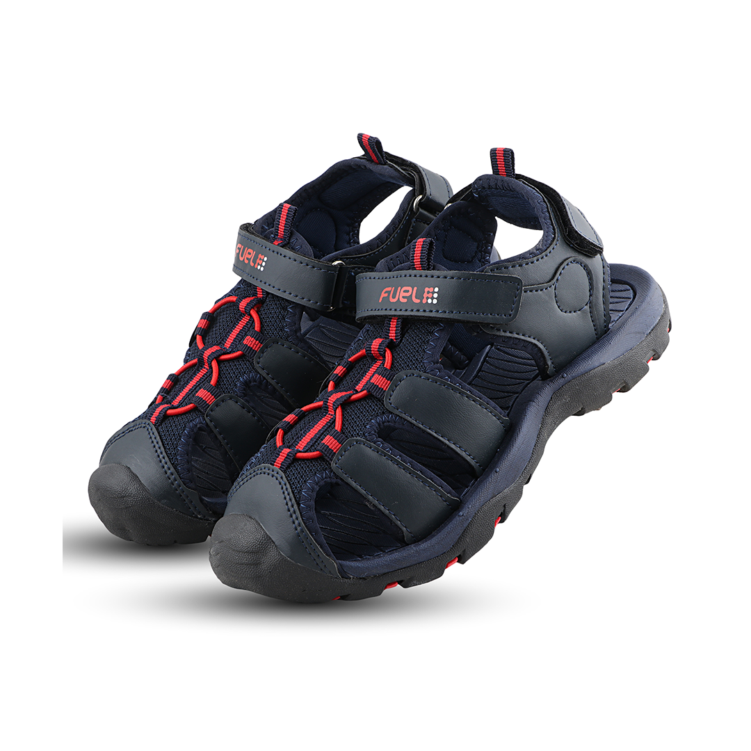 Fuel Luke Sandal For Boy's (Navy/Red)