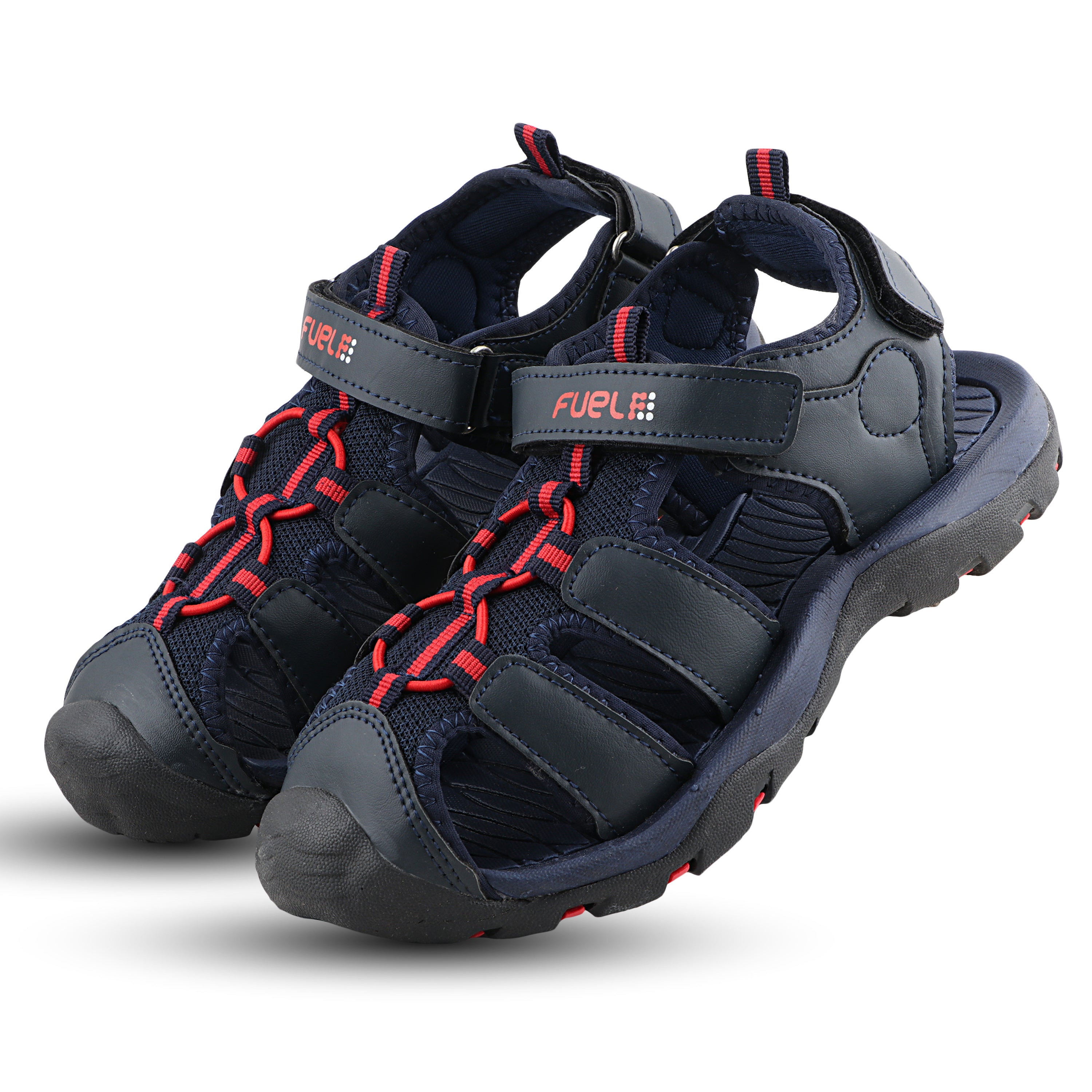 Fuel Luke Sandal For Boy's (Navy/Red)