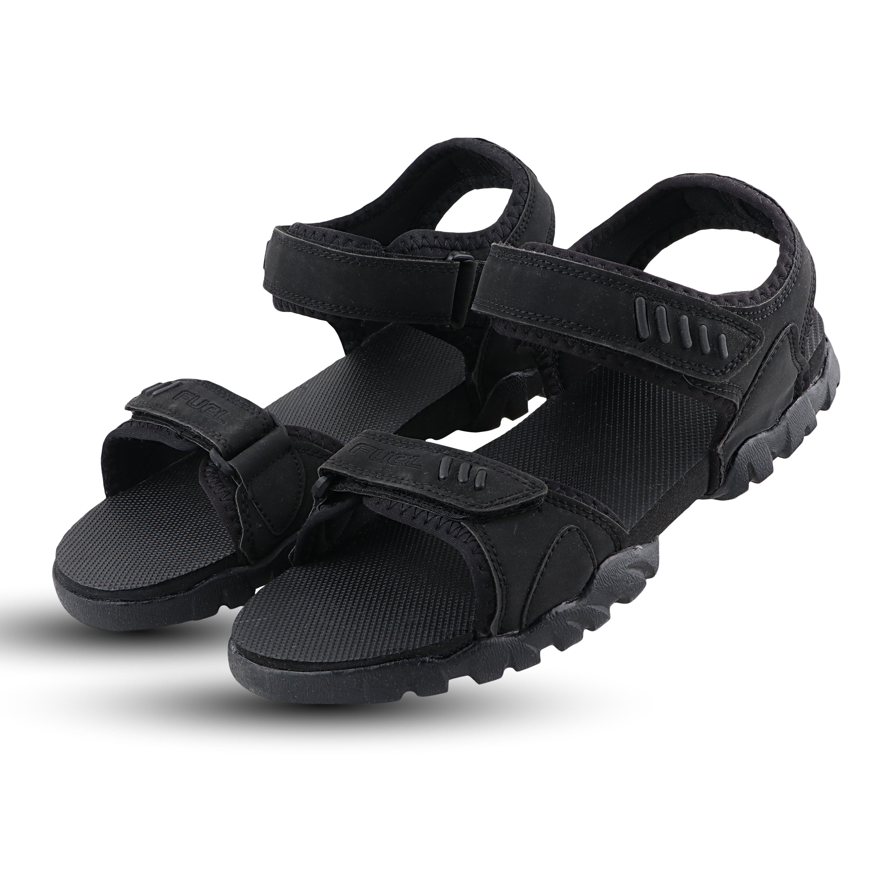 FUEL JERSEY Sandals for Boy's (Black)