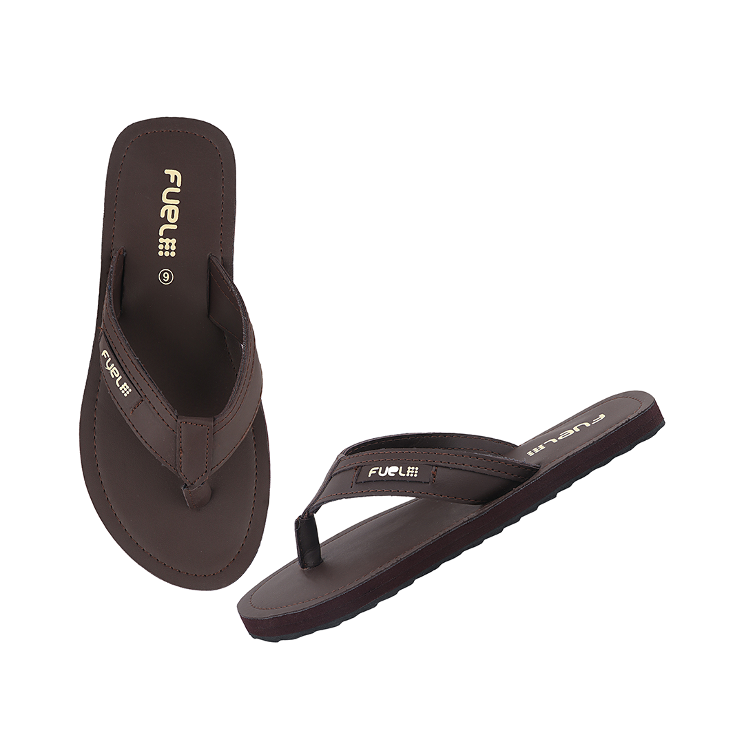 Fuel Space Slippers For Men's (BROWN)