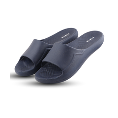 Fuel Swift Navy Comfort Slides with Textured EVA Sole, Anti-Slip Slip-On Slippers