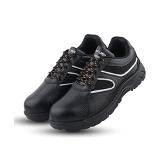 FUEL Shank ISI Marked Comfortable and light-weight  Industrial Safety Shoe For Men's (Black)