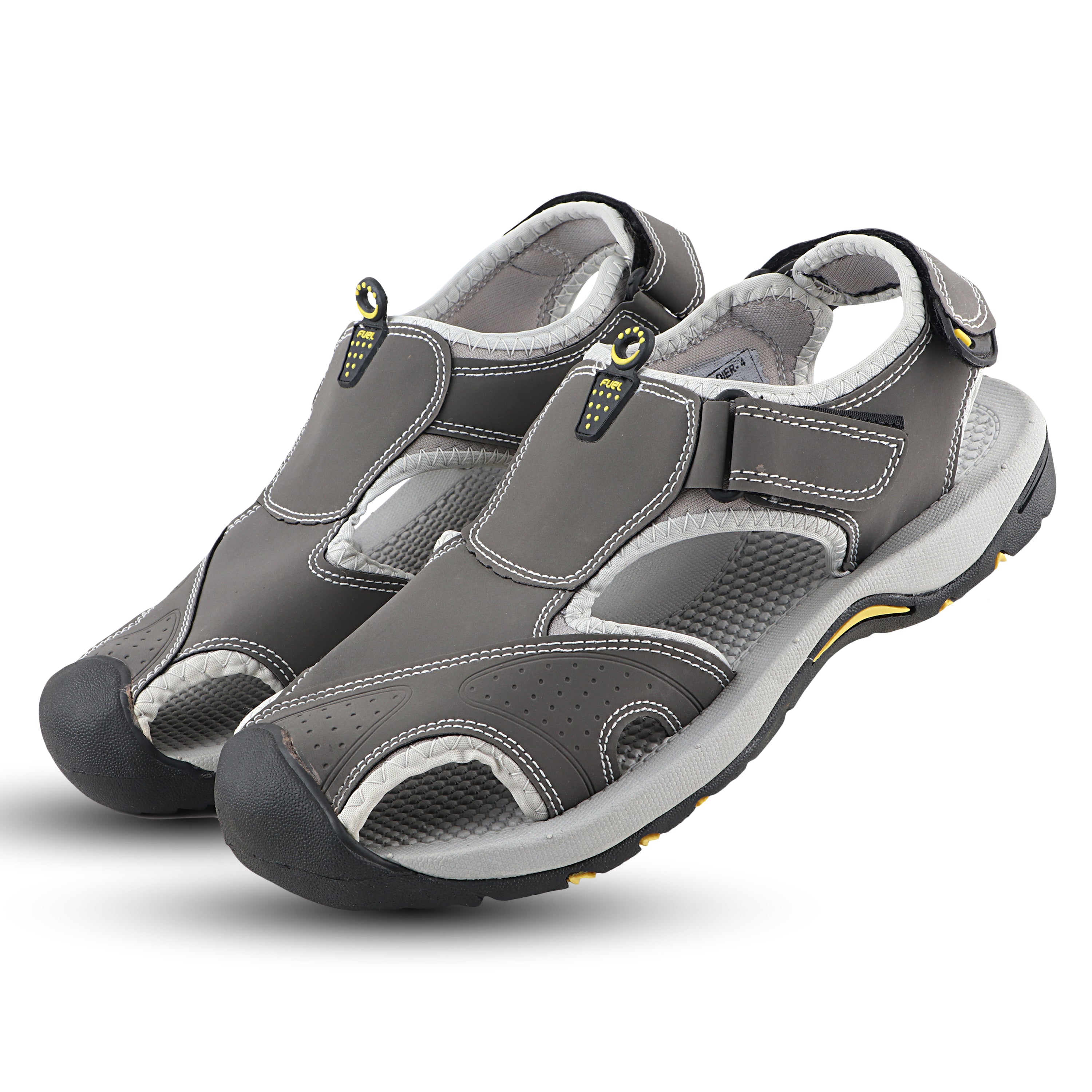 Fuel Soldier-04 Fisherman Sandals for Men (D-Grey)