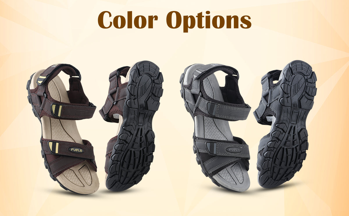 FUEL Adam Casual Sports Sandal for Men (Brown)