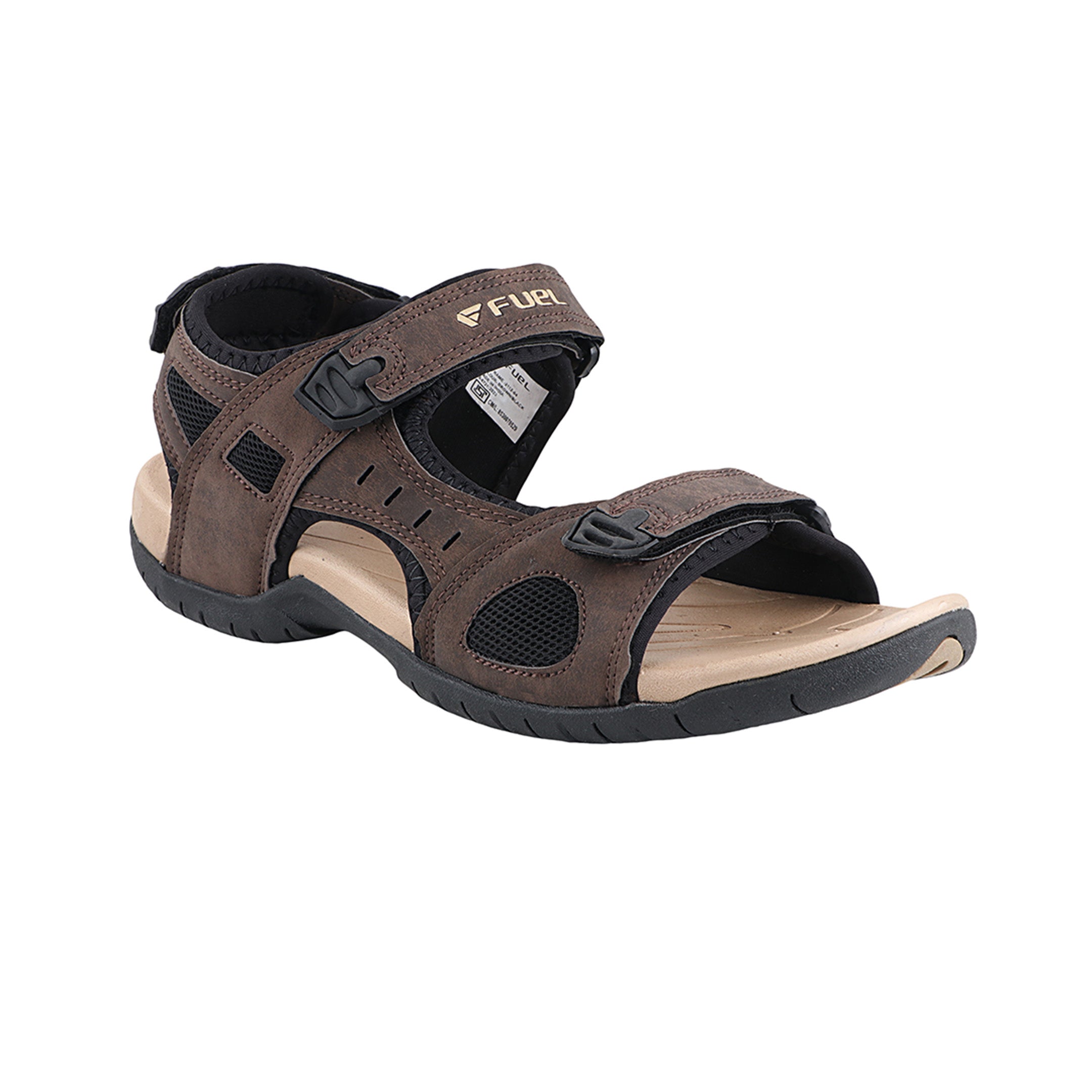 FUEL 2112-03 Indoor & Outdoor Sports Sandals with Durable Upper & Comfortable For Man (Brown)
