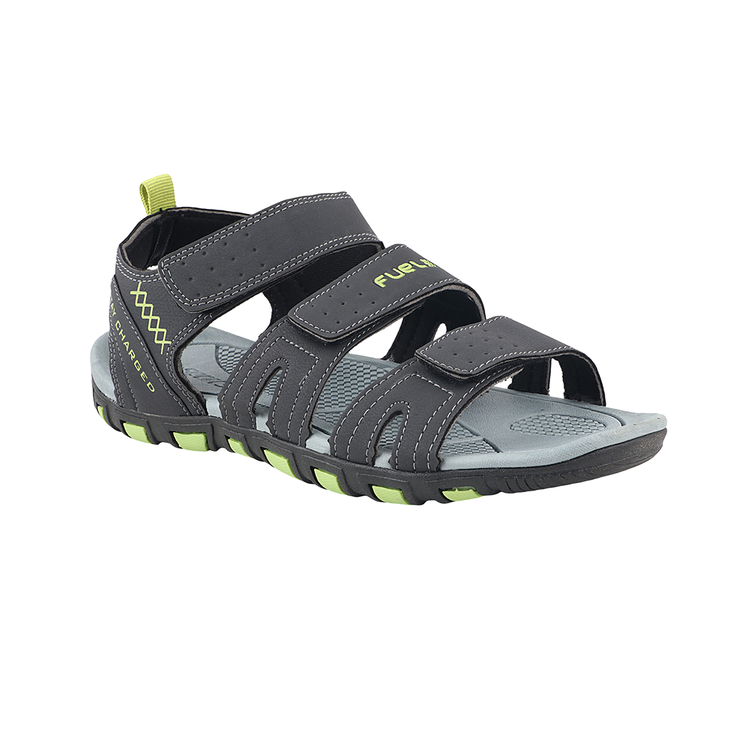 Fuel Force Sandals For Men's (GREY/P.GREEN)