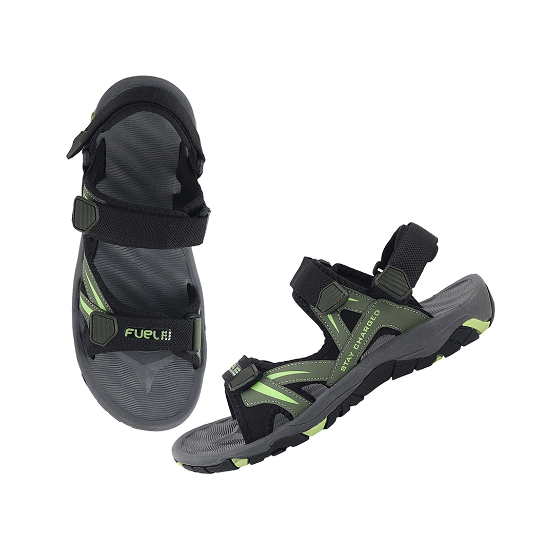 Fuel Prime Sandals For Men's (Olive-P Green)