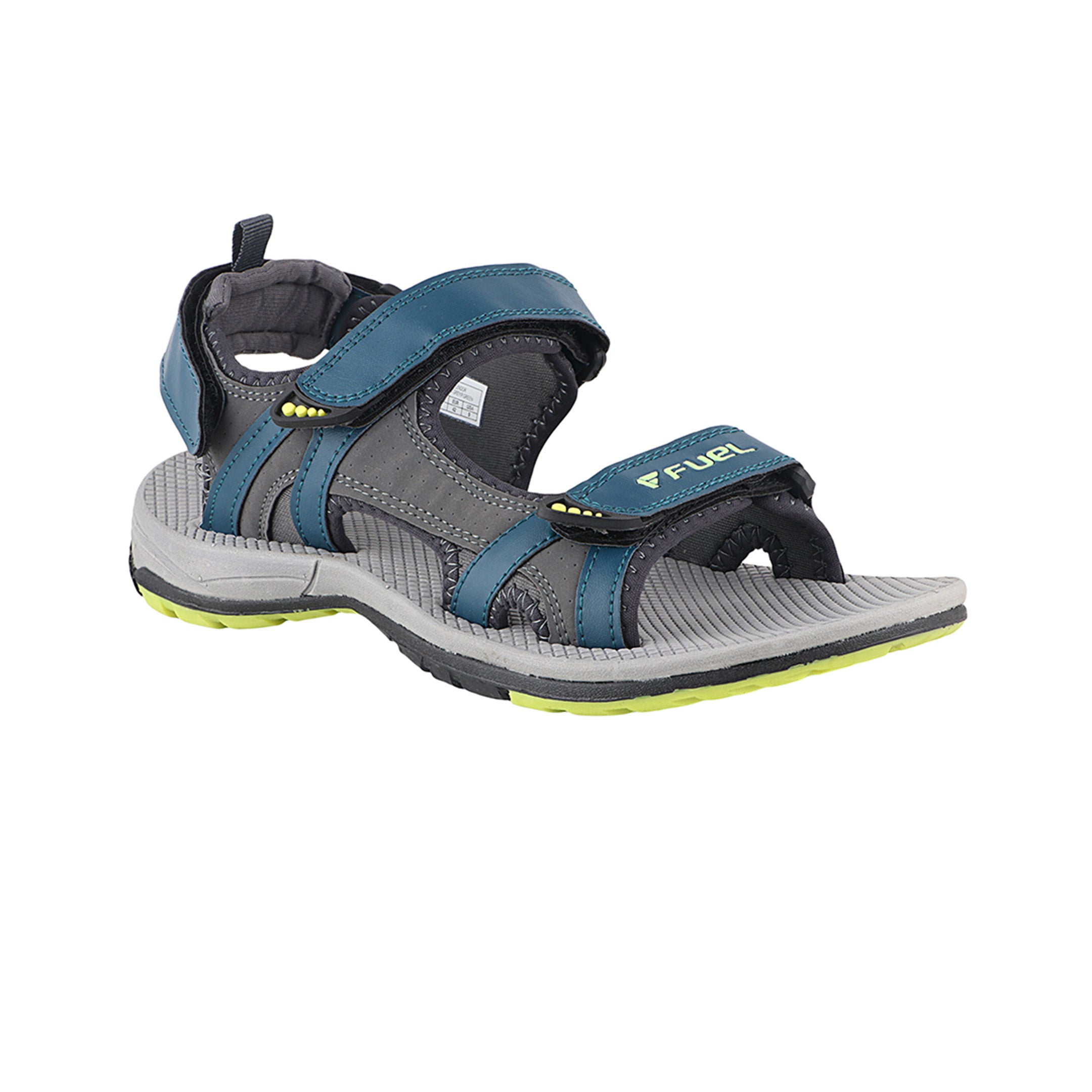 Fuel Splendor Sandals For Men's (Grey-P Green)