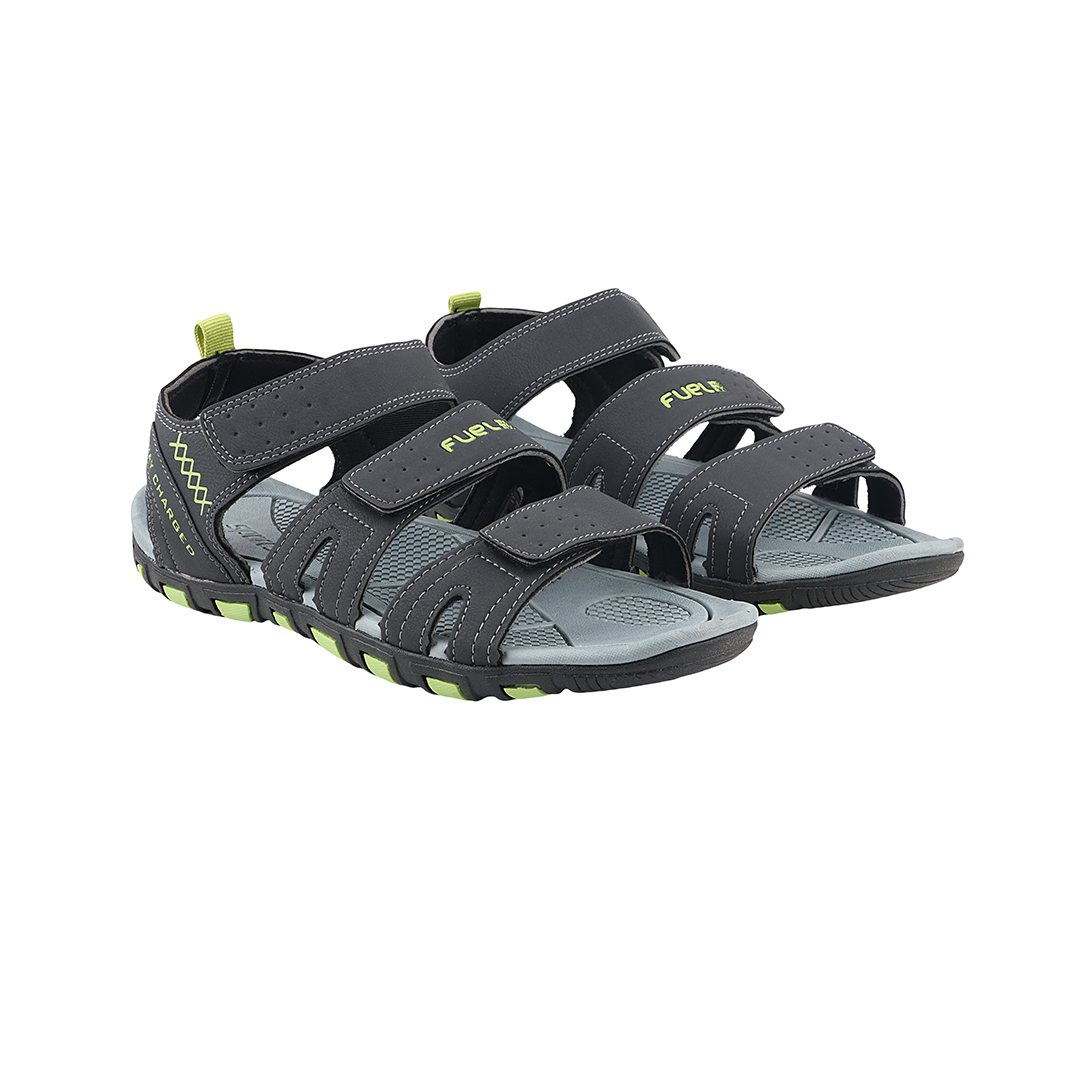 Fuel Force Sandals For Men's (GREY/P.GREEN)