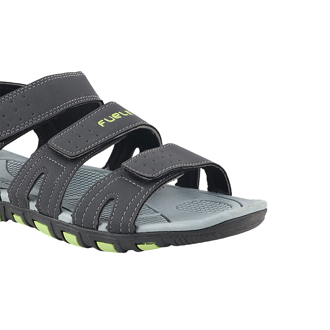 Fuel Force Sandals For Men's (GREY/P.GREEN)